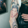 Image : Bras Elvis rock 'n roll<font size=0.3> ©Jacky tatouage</font>