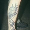 Image : Tribale jambe <font size=0.3> ©Jacky tatouage</font>